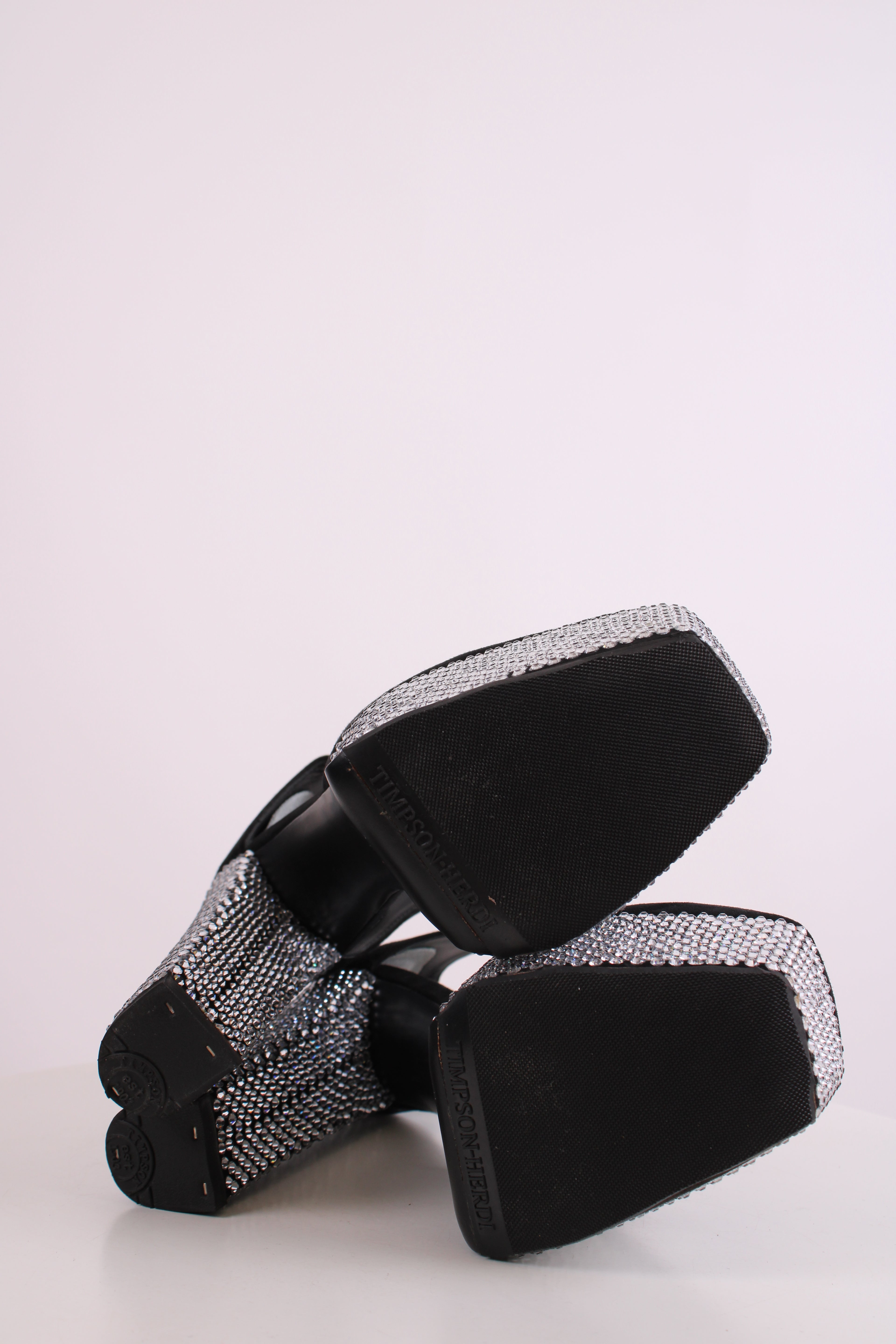 Giuseppe Zanotti Bebe Crystal Embellished Heels Black 39