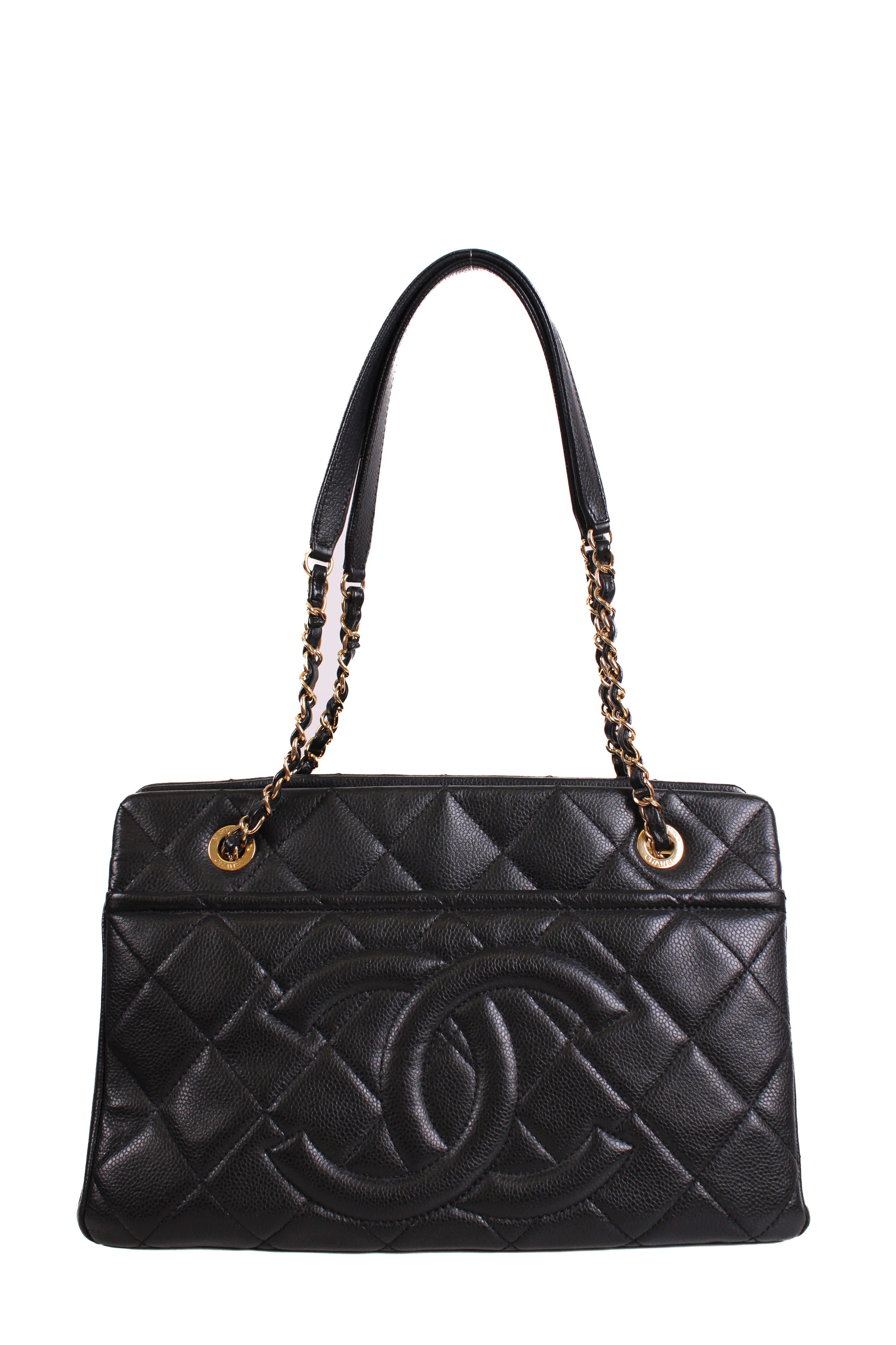 Chanel Timeless CC Caviar Tote Black