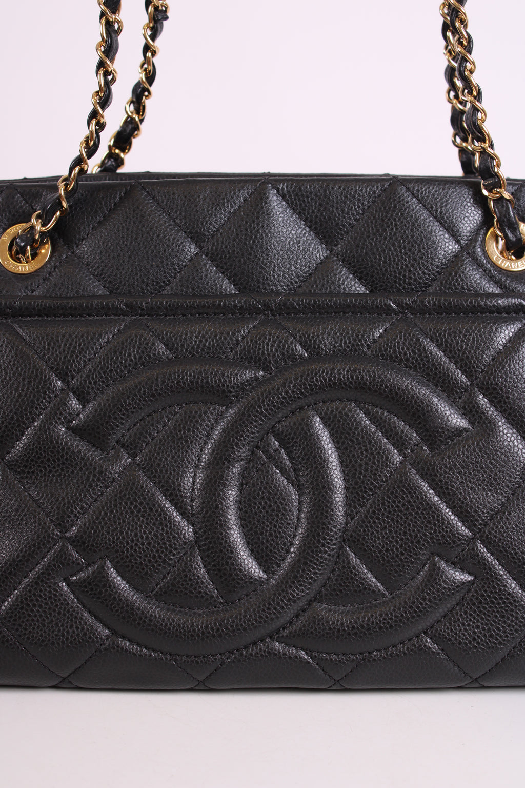 Chanel Timeless CC Caviar Tote Black
