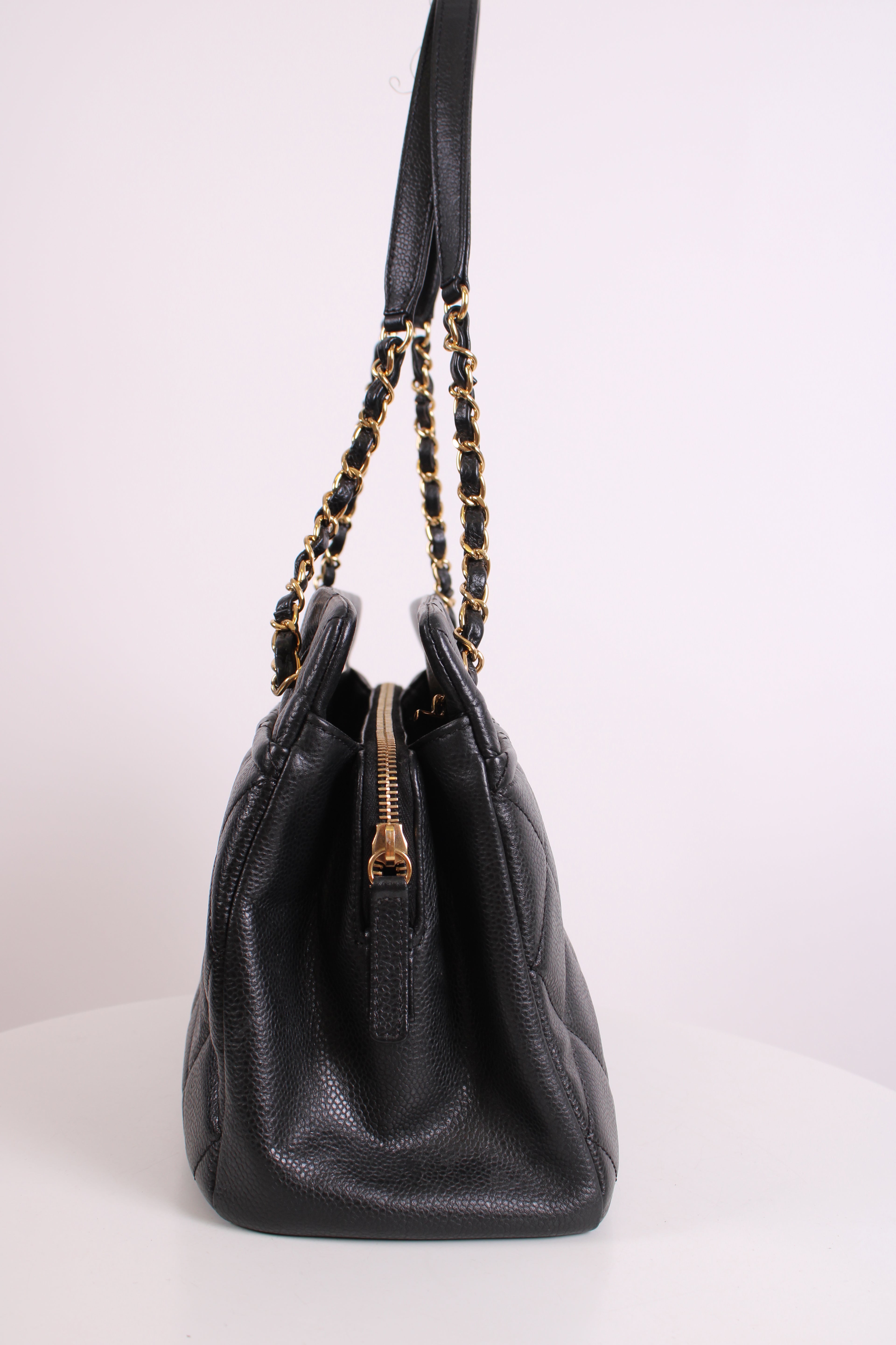 Chanel Timeless CC Caviar Tote Black