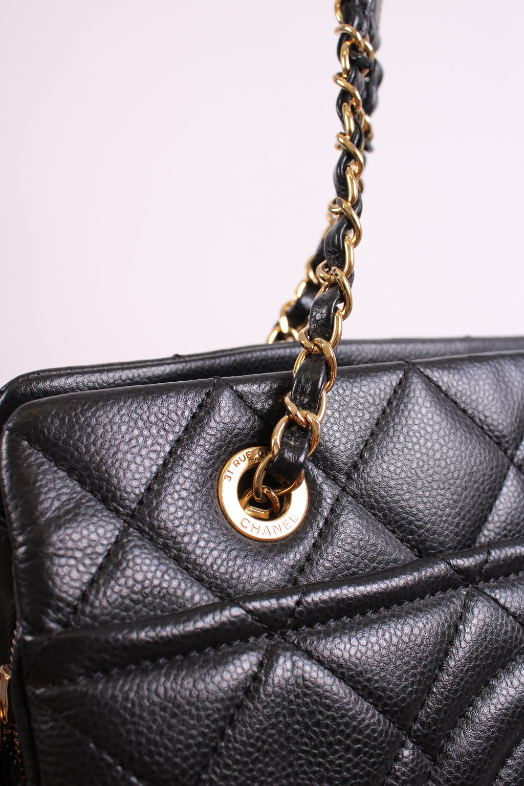 Chanel Timeless CC Caviar Tote Black