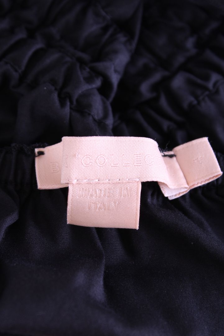 Brock Collection S/S Ruched Top Black S