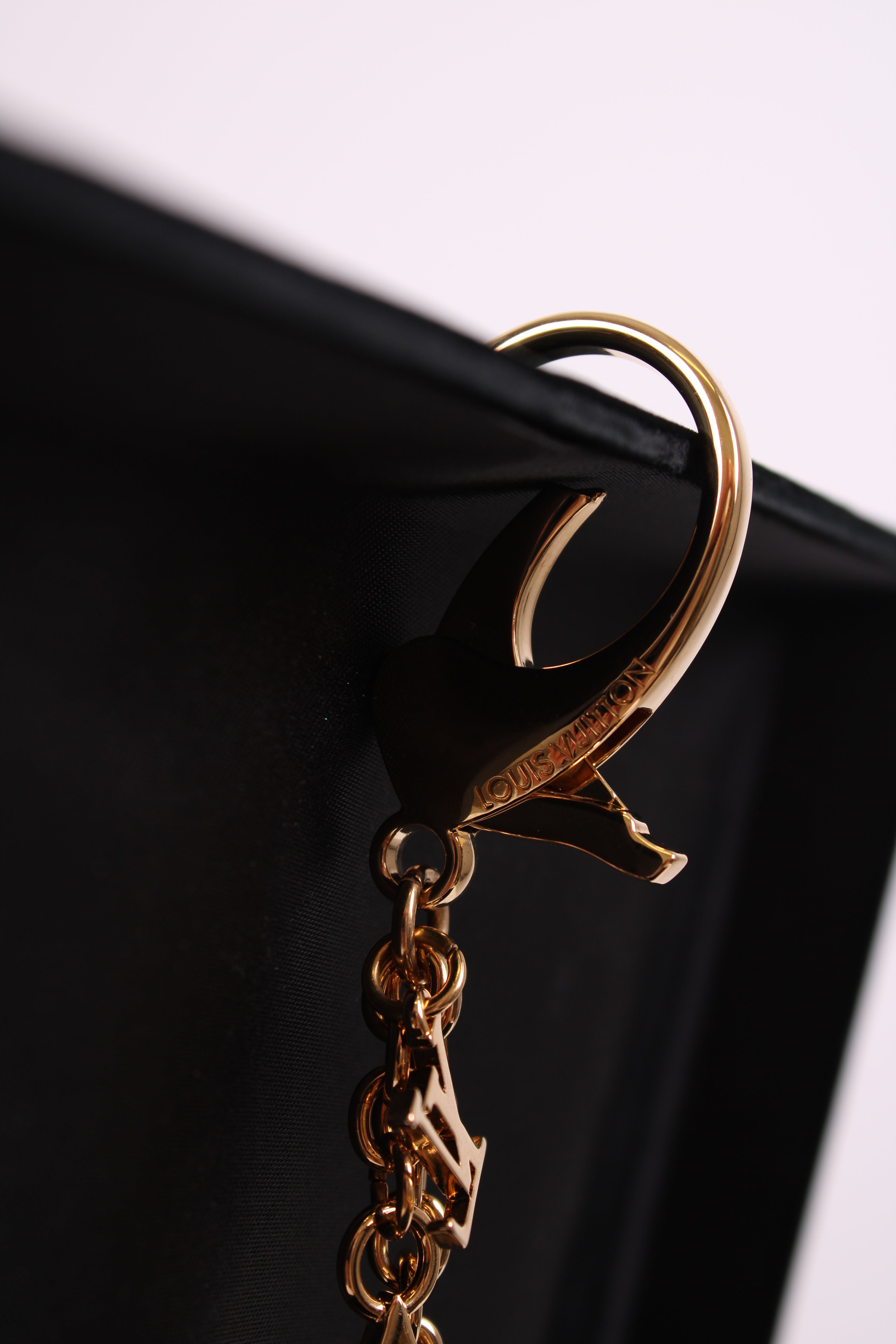 Louis Vuitton Ivy Keychain Gold Colour
