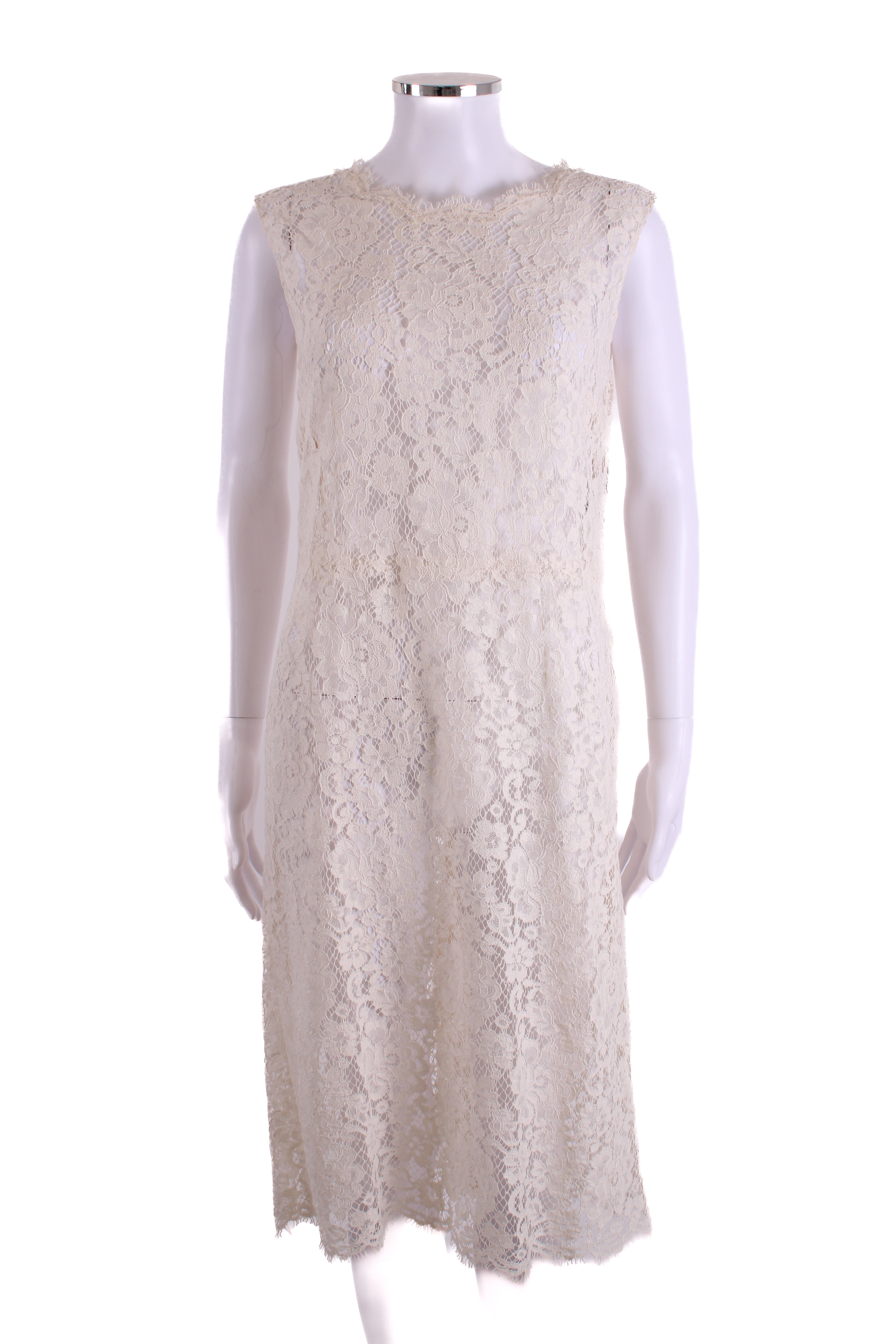 Dolce & Gabbana S/S Lace Dress Cream S