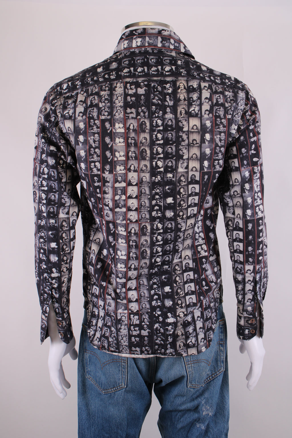 PS Paul Smith photo collage print shirt Grey S
