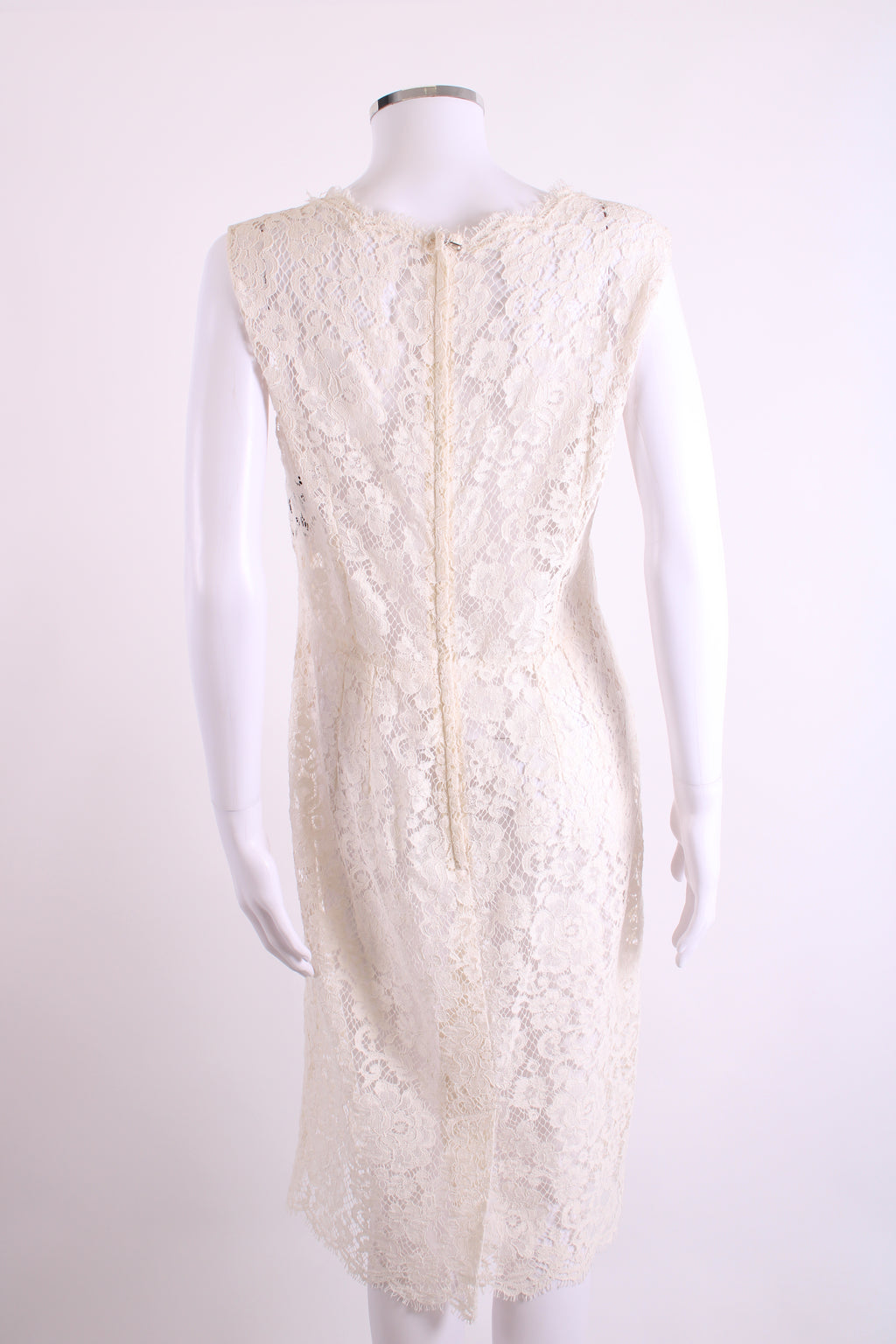 Dolce & Gabbana S/S Lace Dress Cream S