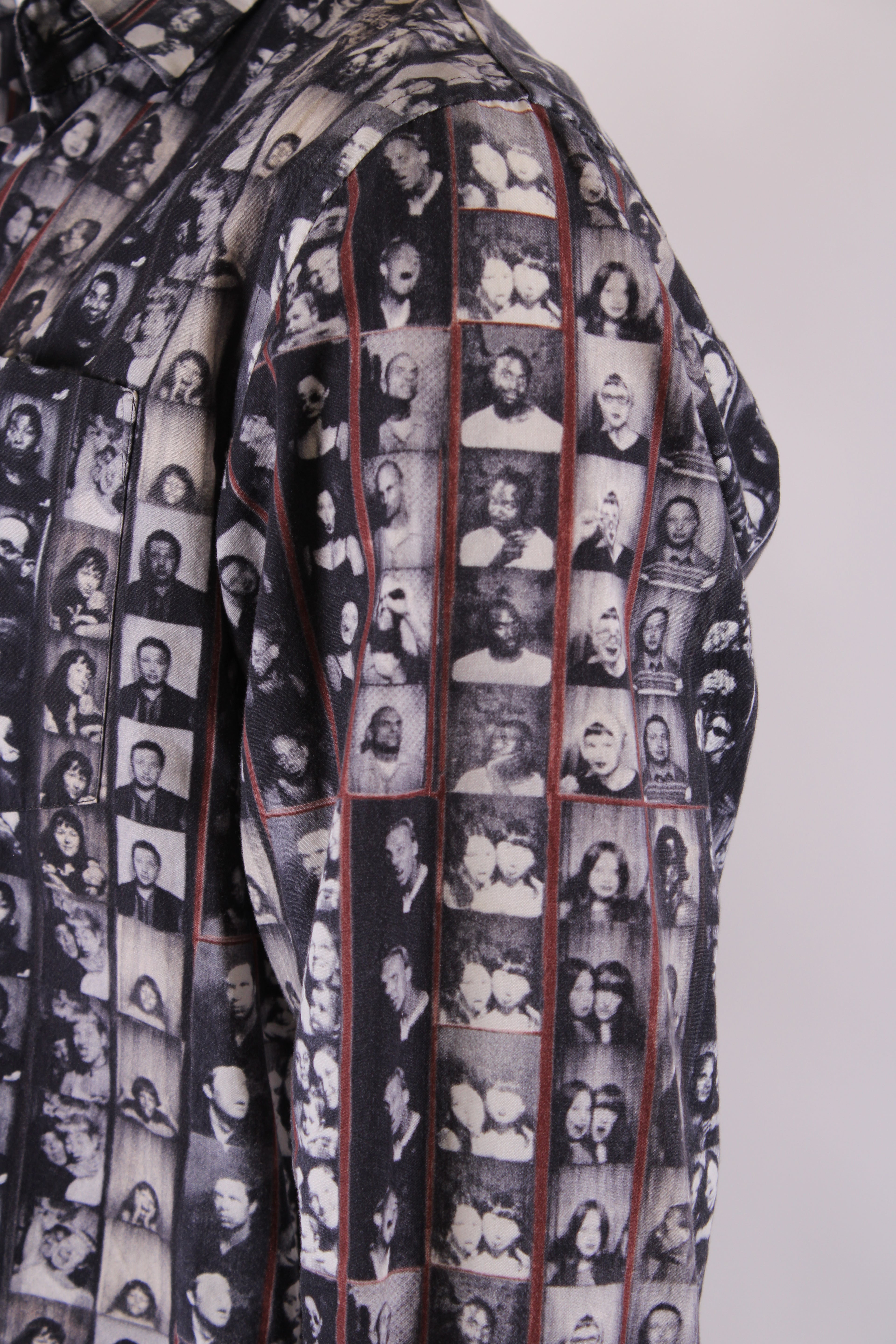 PS Paul Smith photo collage print shirt Grey S