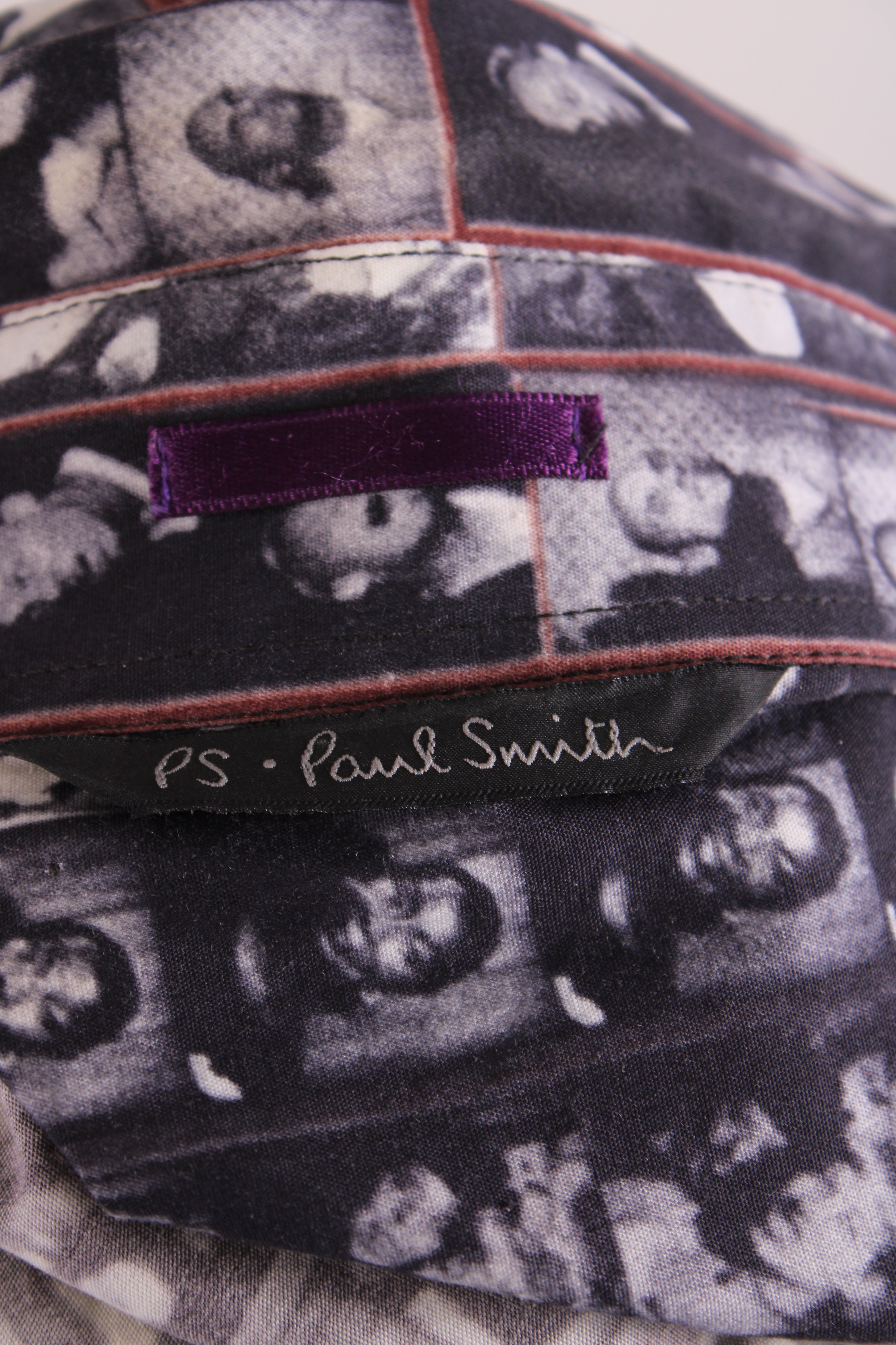 PS Paul Smith photo collage print shirt Grey S
