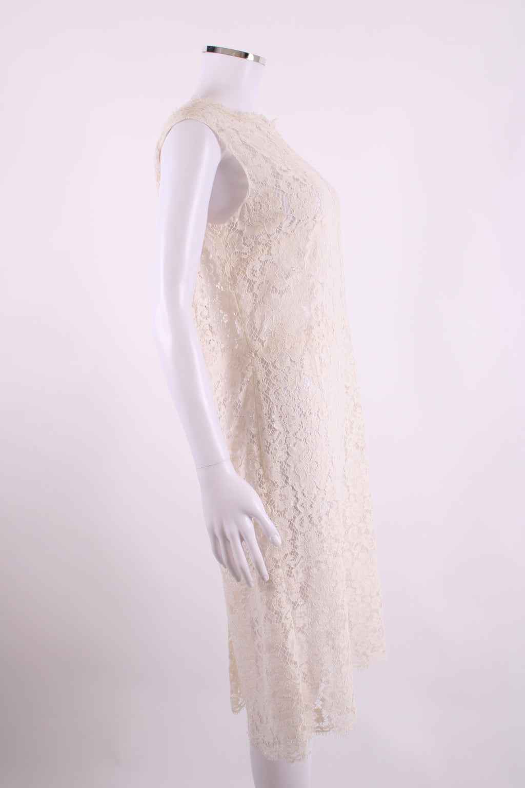 Dolce & Gabbana S/S Lace Dress Cream S