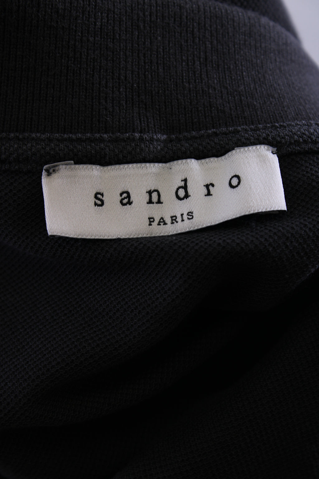 Sandro Polo Washed Grey S