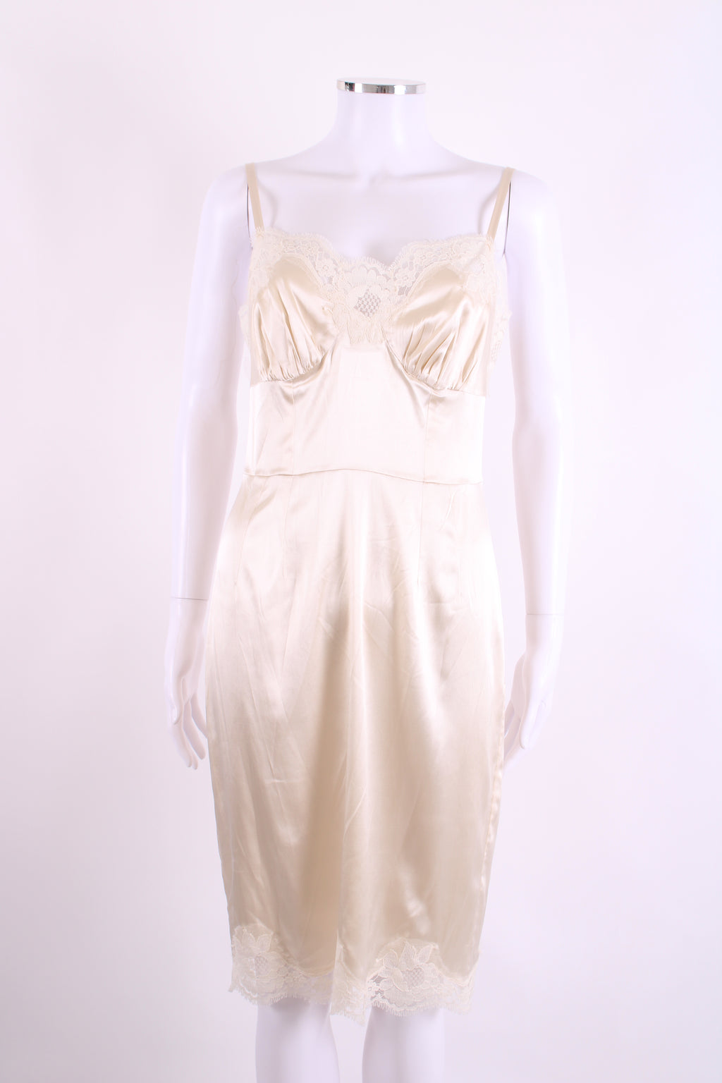 Dolce & Gabbana S/S Lace Dress Cream S