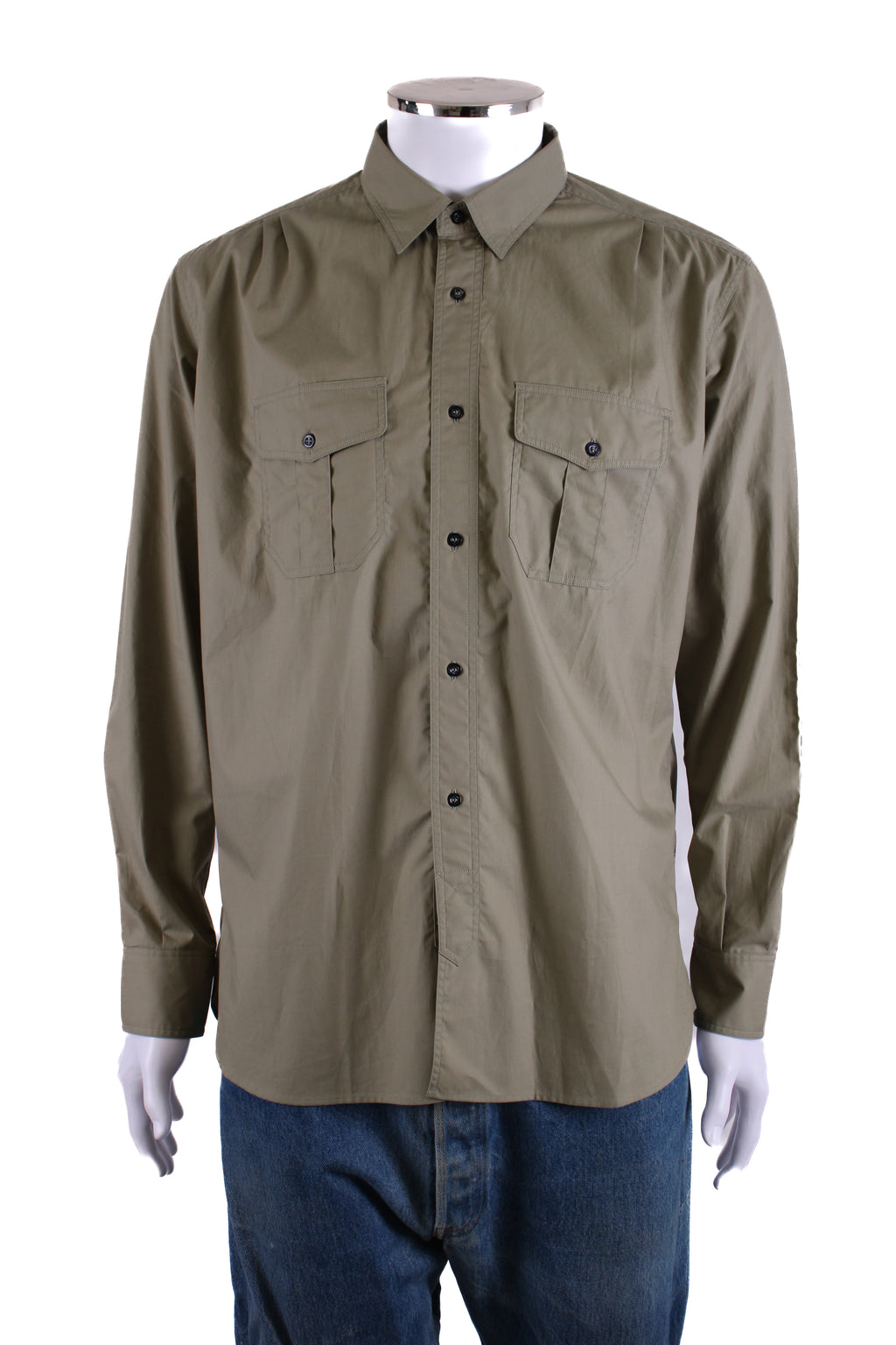 Larusmiani Milano Shirt Khaki 40