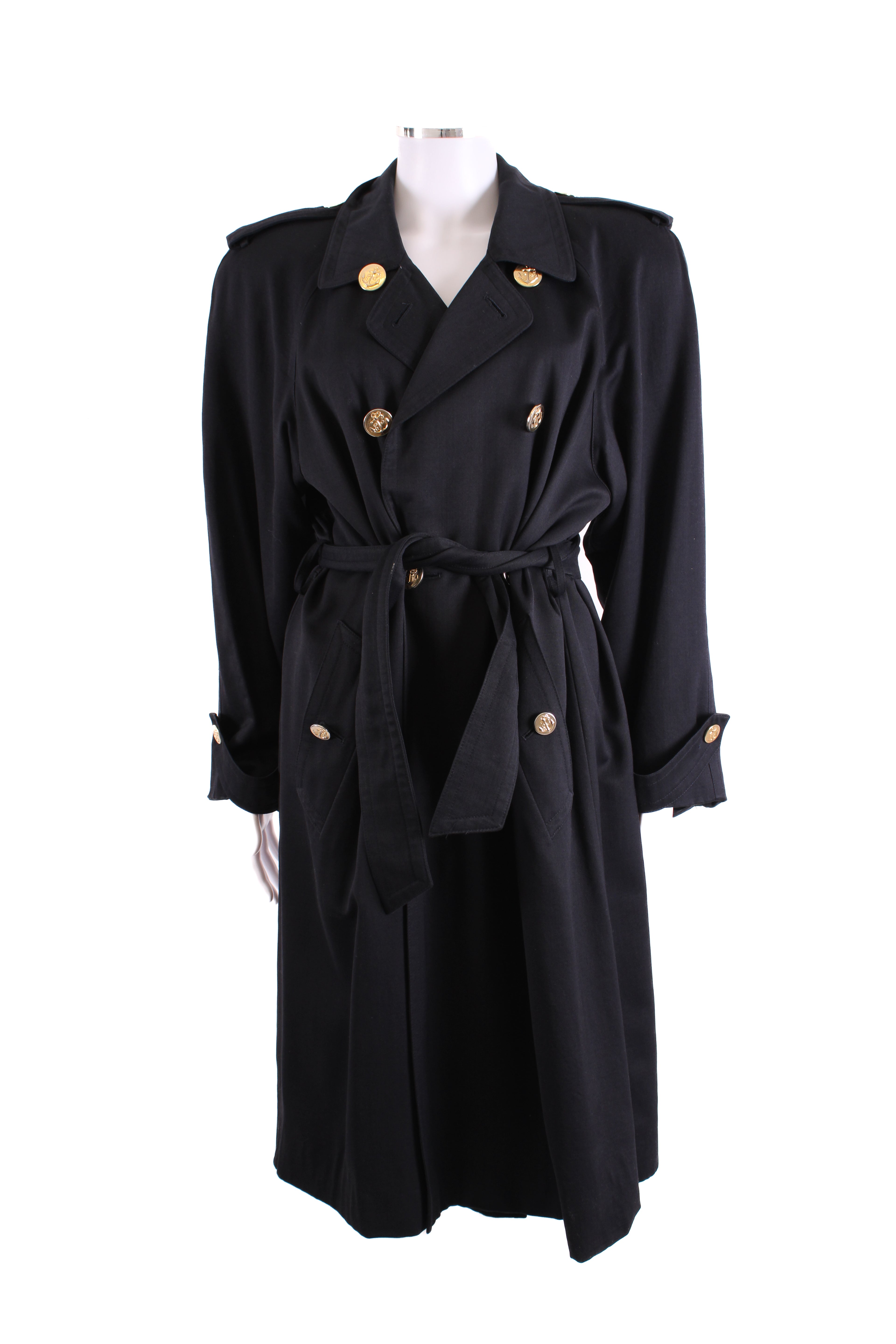 Escada Trench Navy 36