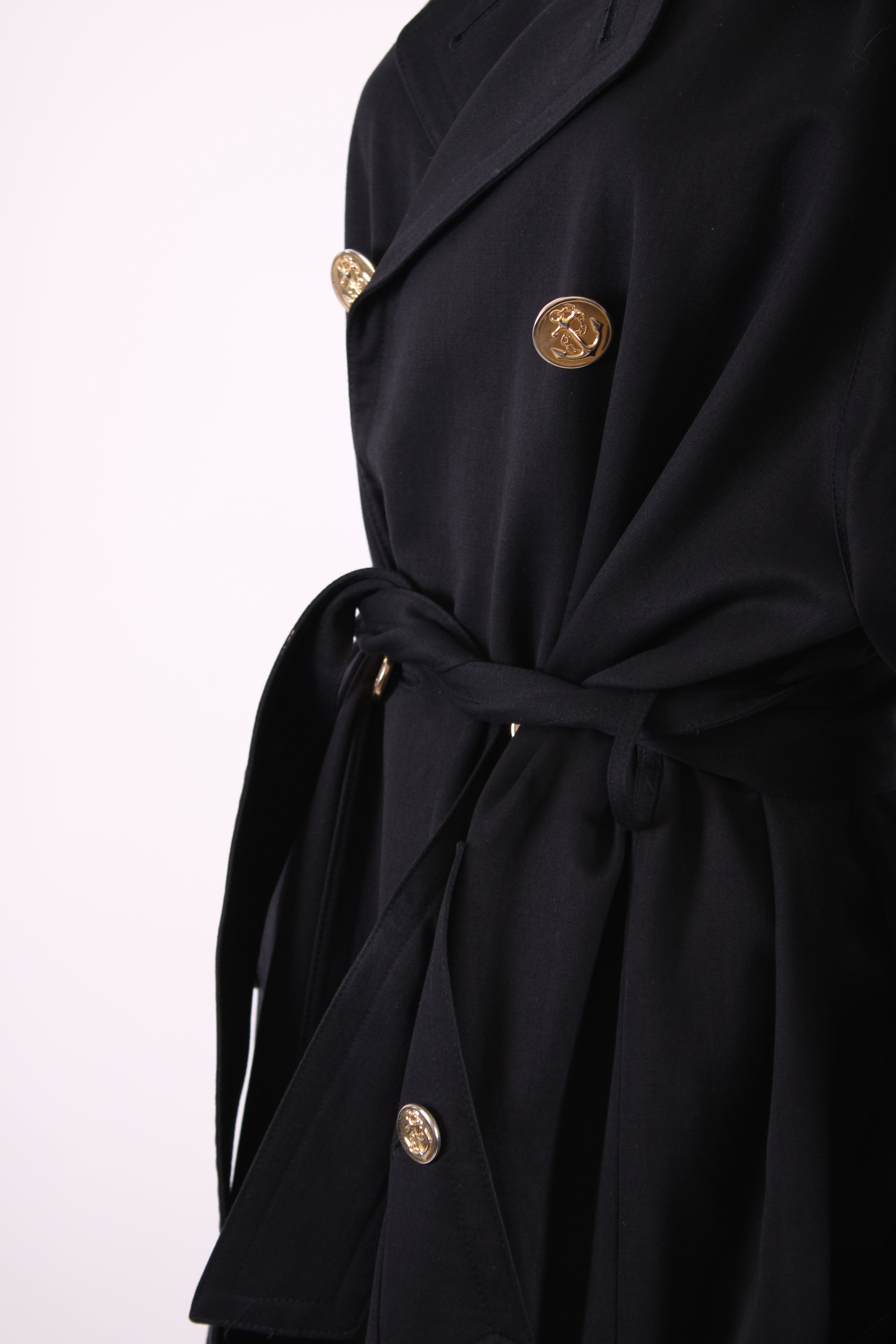 Escada Trench Navy 36