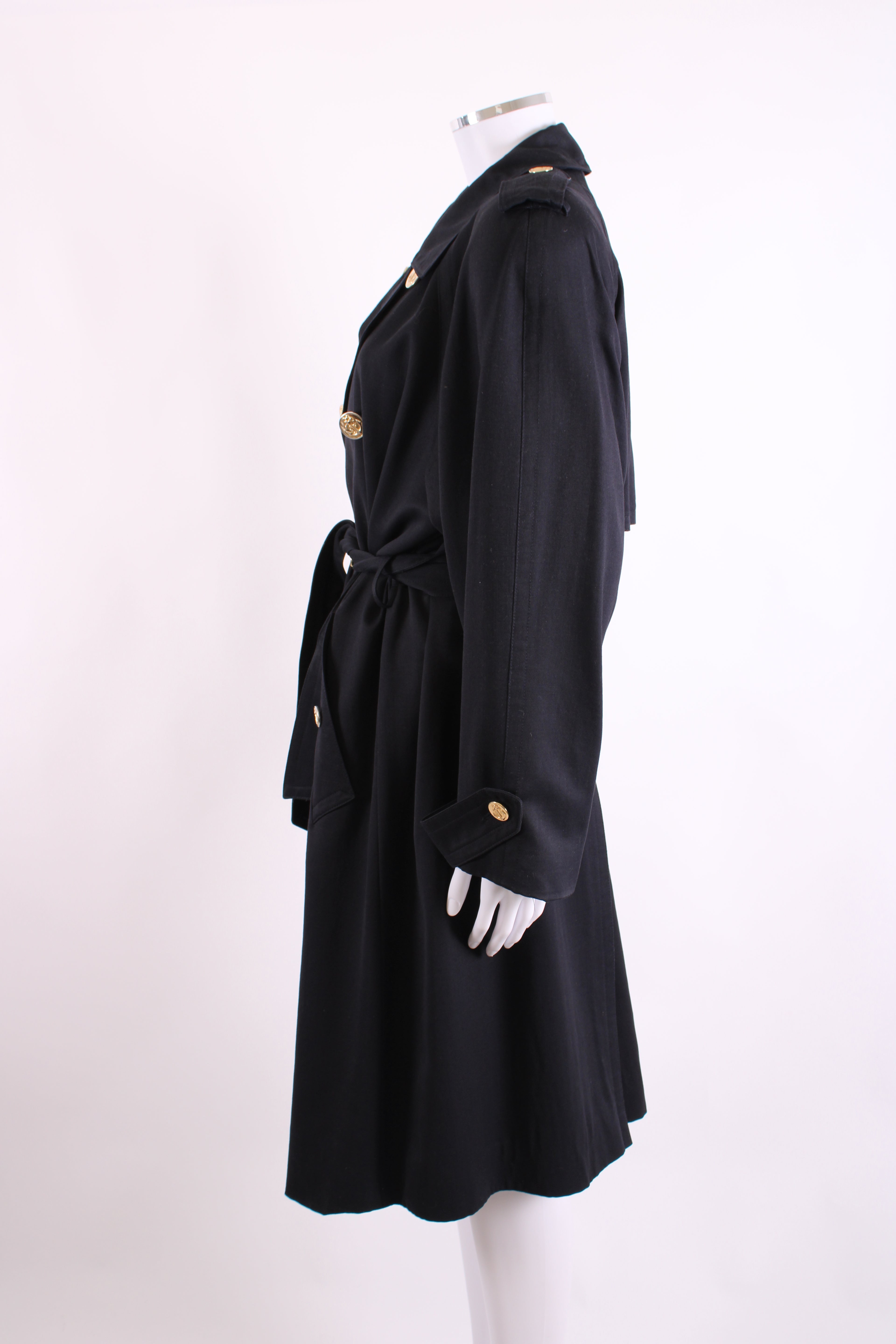 Escada Trench Navy 36