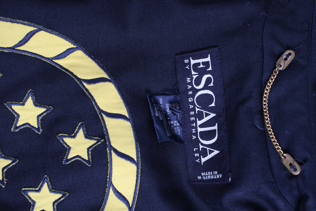 Escada Trench Navy 36