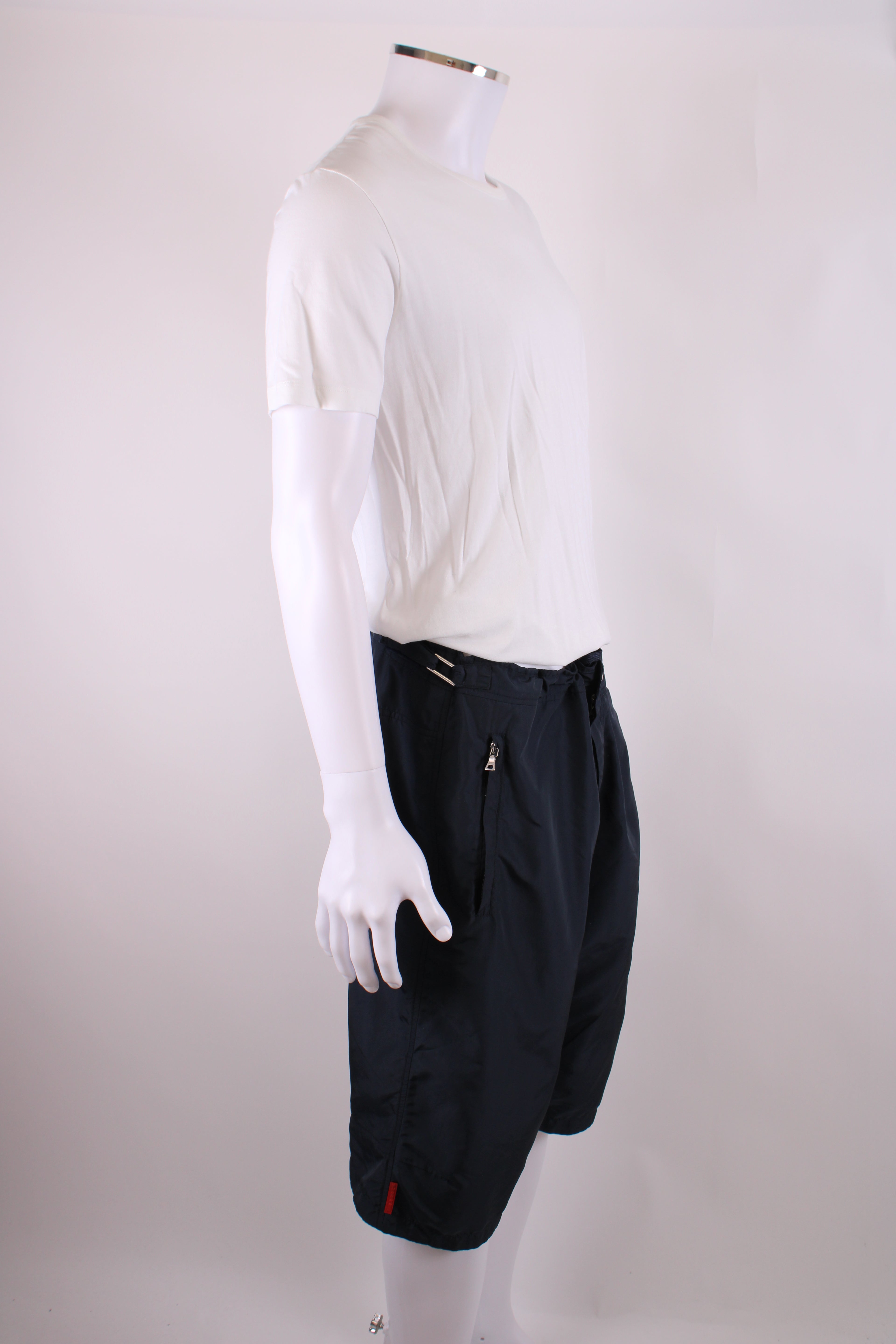 Prada Nylon Shorts Navy 54