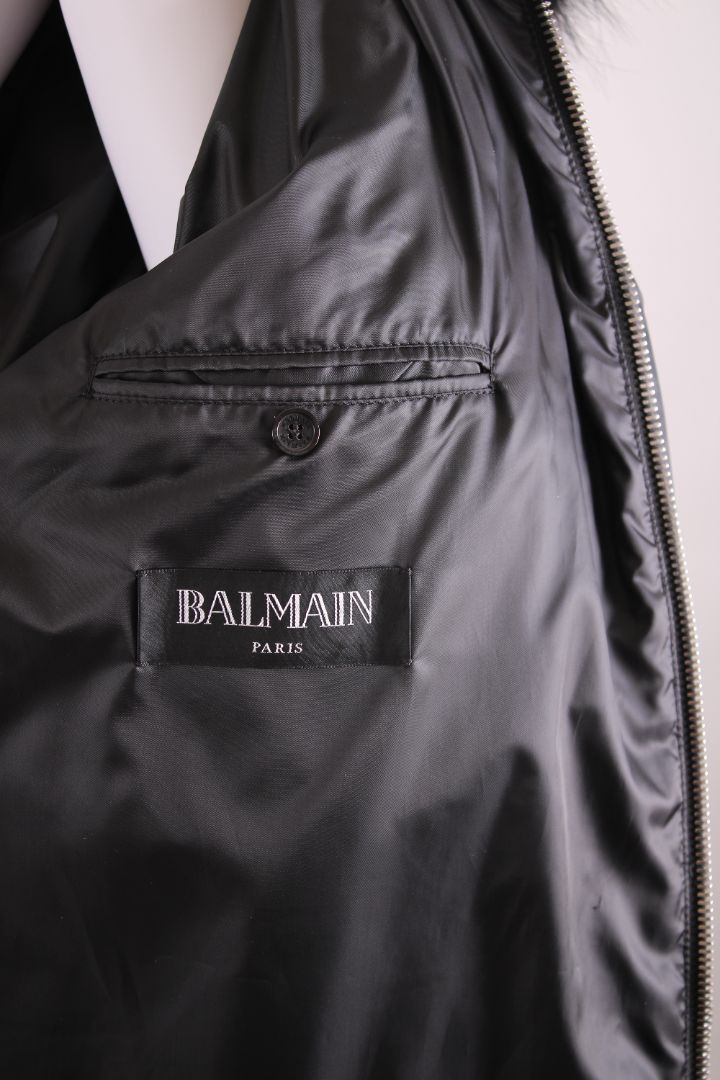 Balmain Coat Black 48