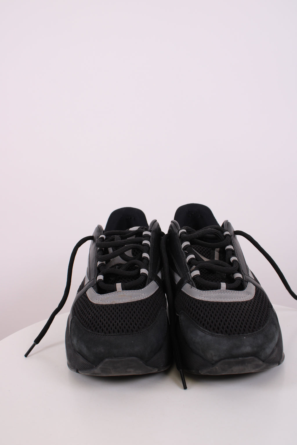 Dior B22 Mesh Trainers Black/ Grey 10