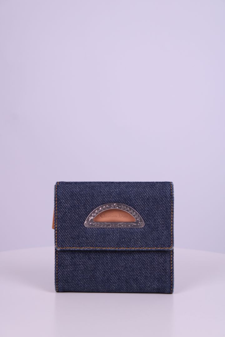 Blue denim Christian Dior Purse