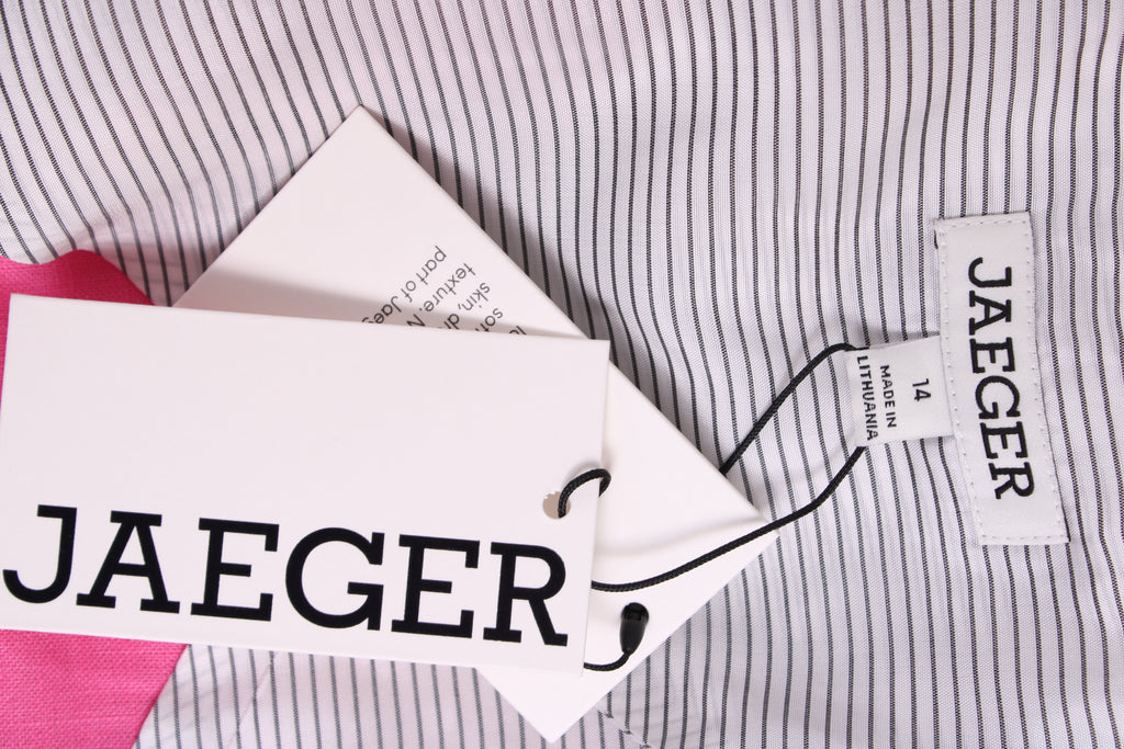 Jaeger Linen Blazer Pink L