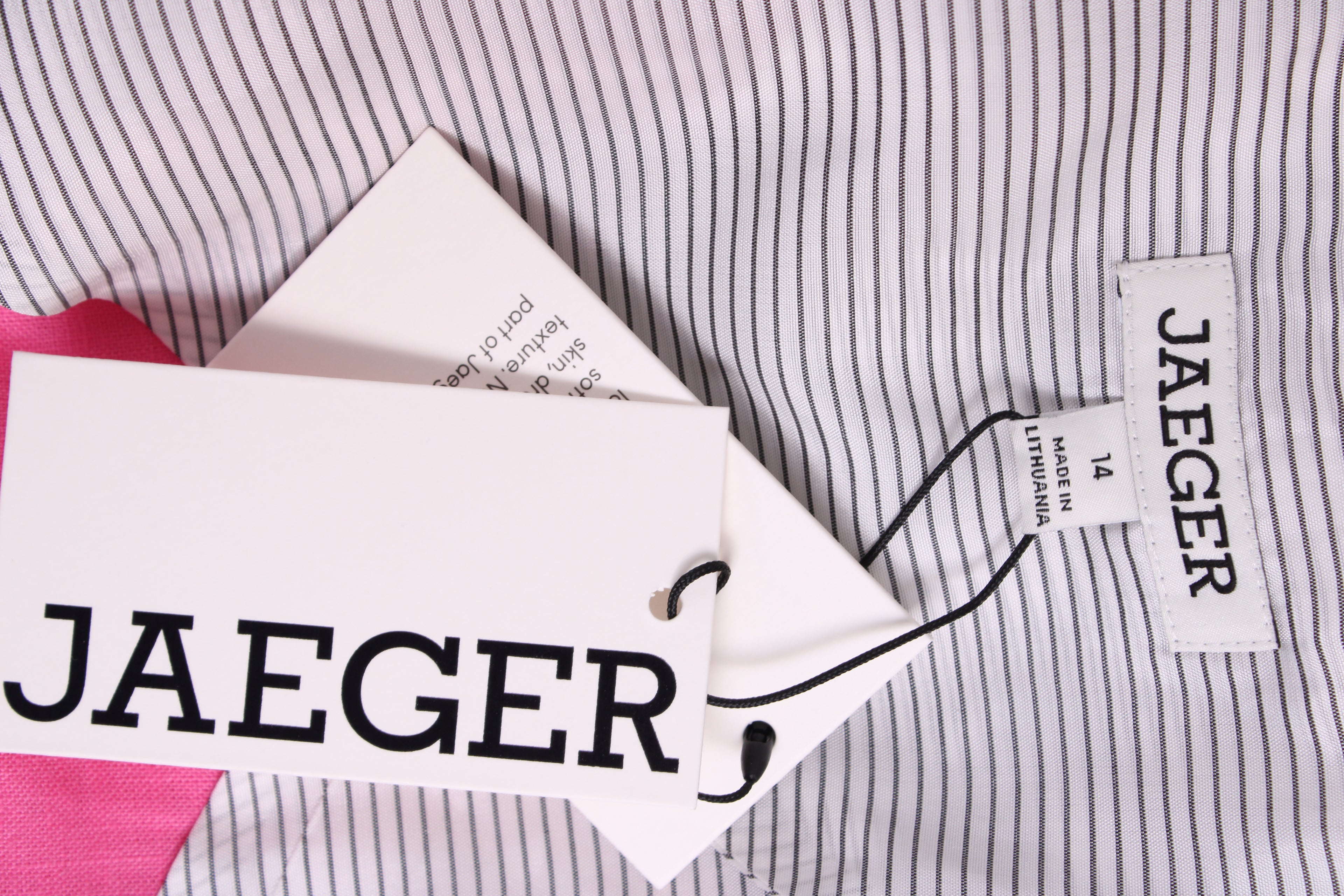 Jaeger Linen Blazer Pink L