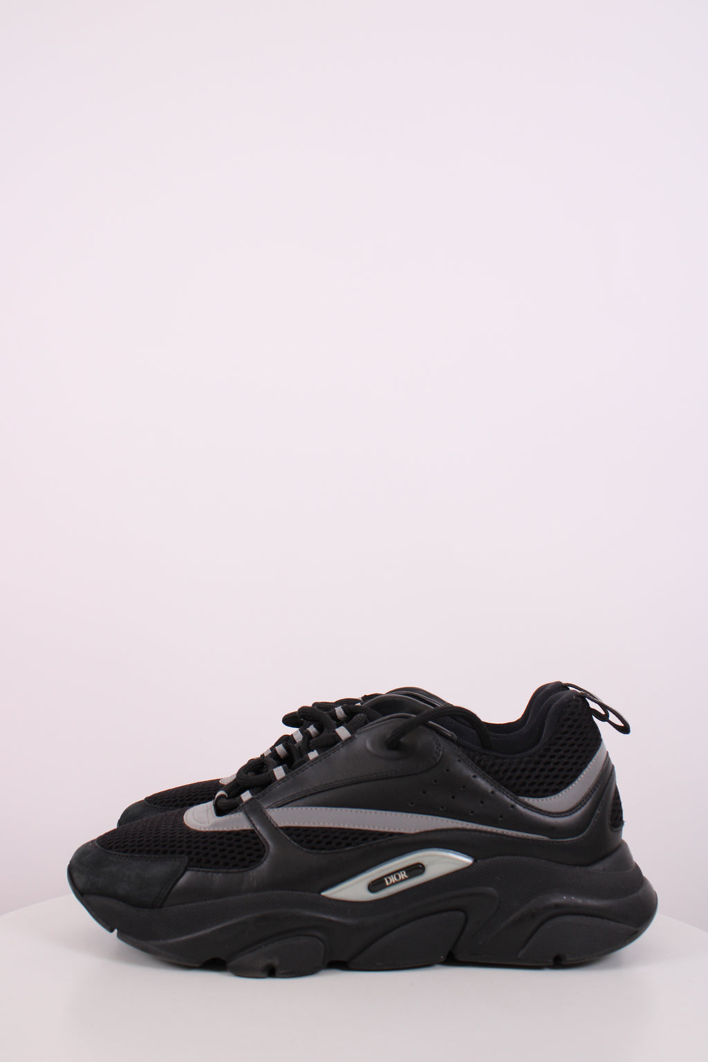 Dior B22 Mesh Trainers Black/ Grey 10