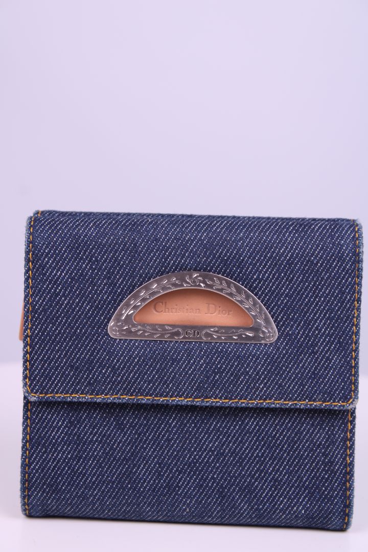 Blue denim Christian Dior Purse