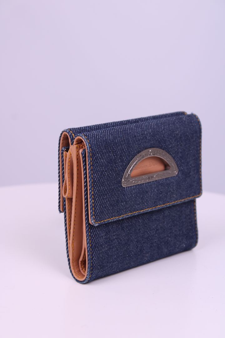 Blue denim Christian Dior Purse