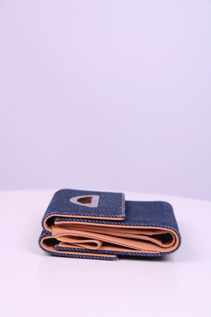 Blue denim Christian Dior Purse