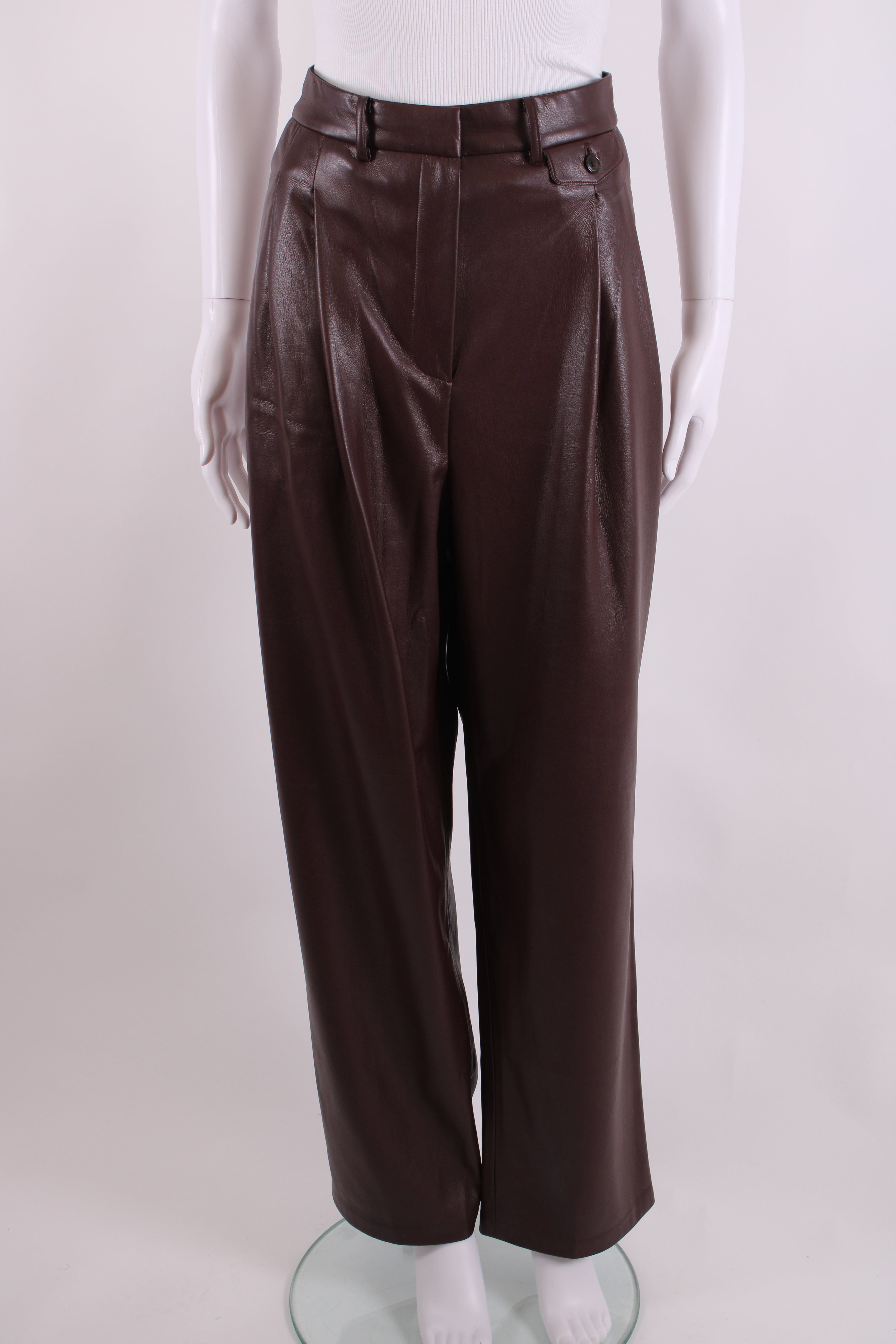 Frankie Shop Trousers Burgundy L