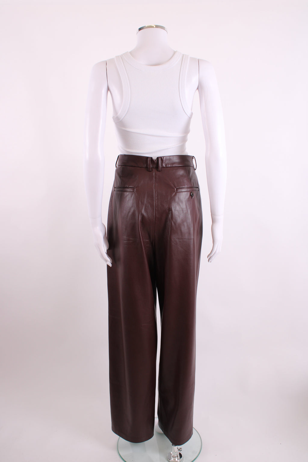 Frankie Shop Trousers Burgundy L