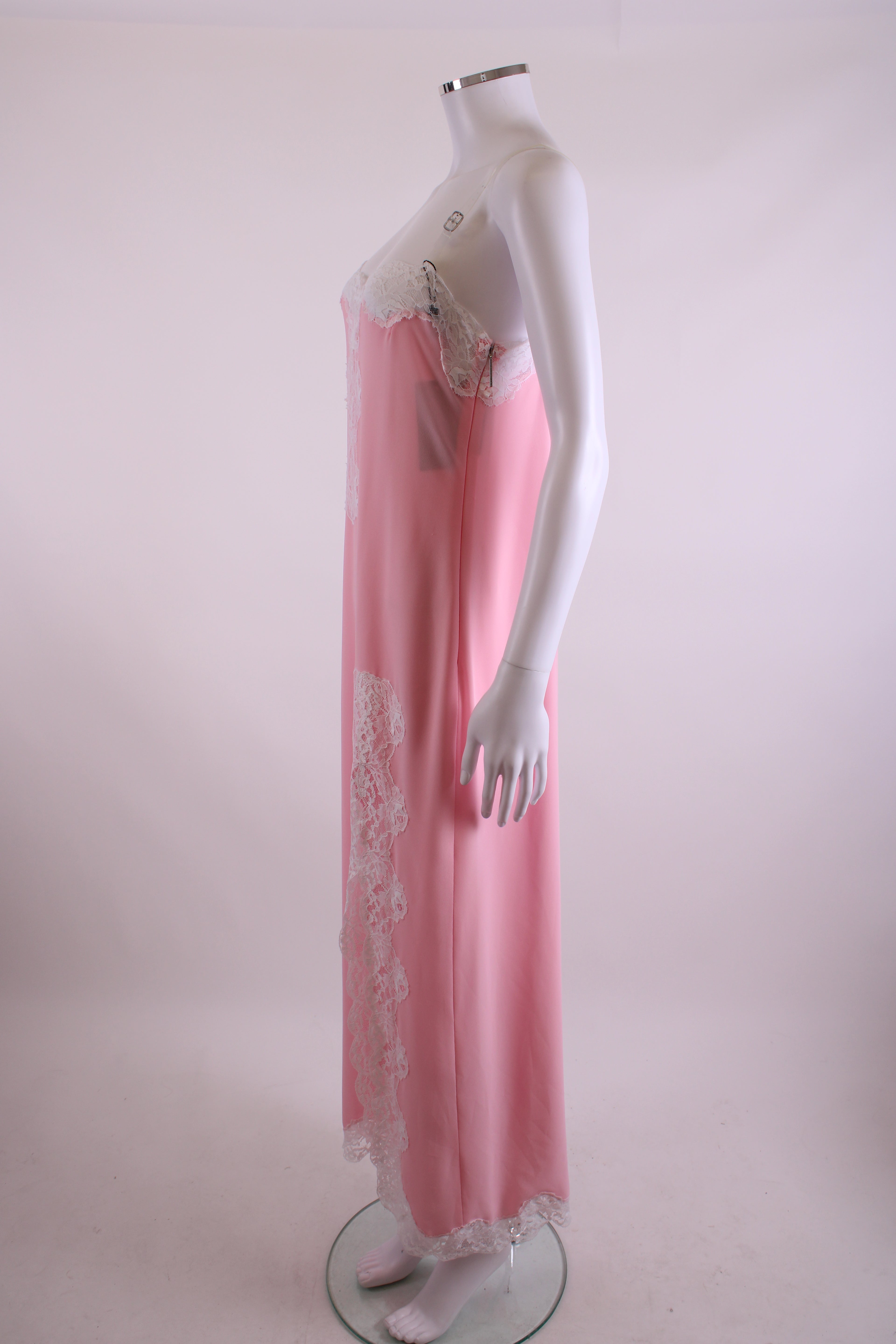 Christopher Kane Lace Trim Strap Detail Cami Dress Pink 8