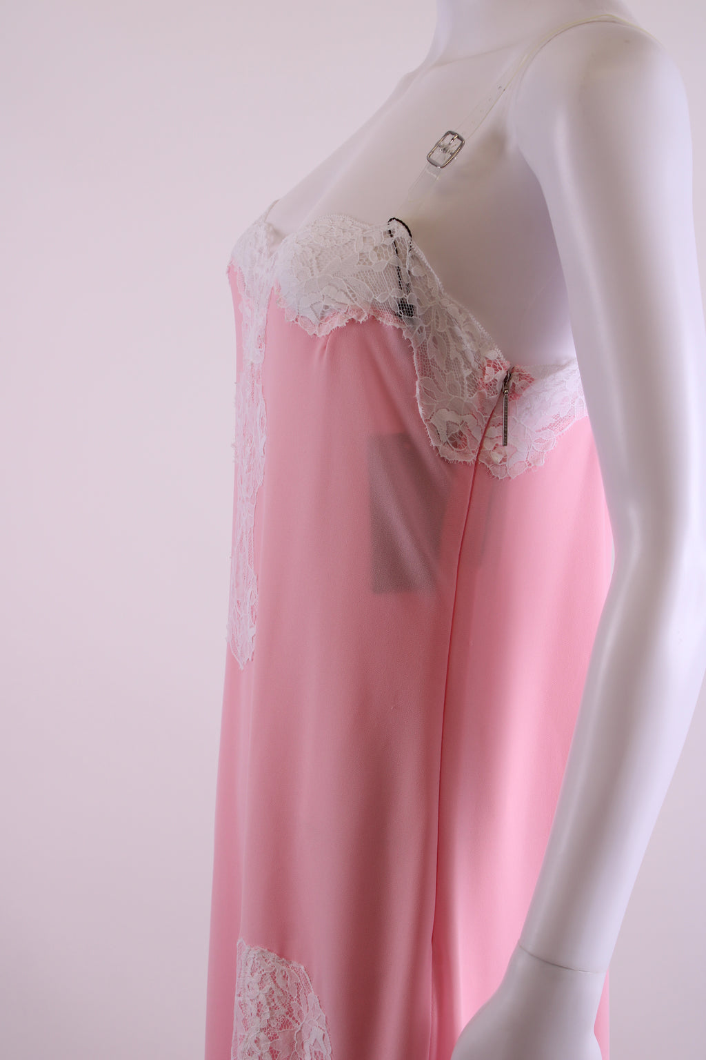 Christopher Kane Lace Trim Strap Detail Cami Dress Pink 8