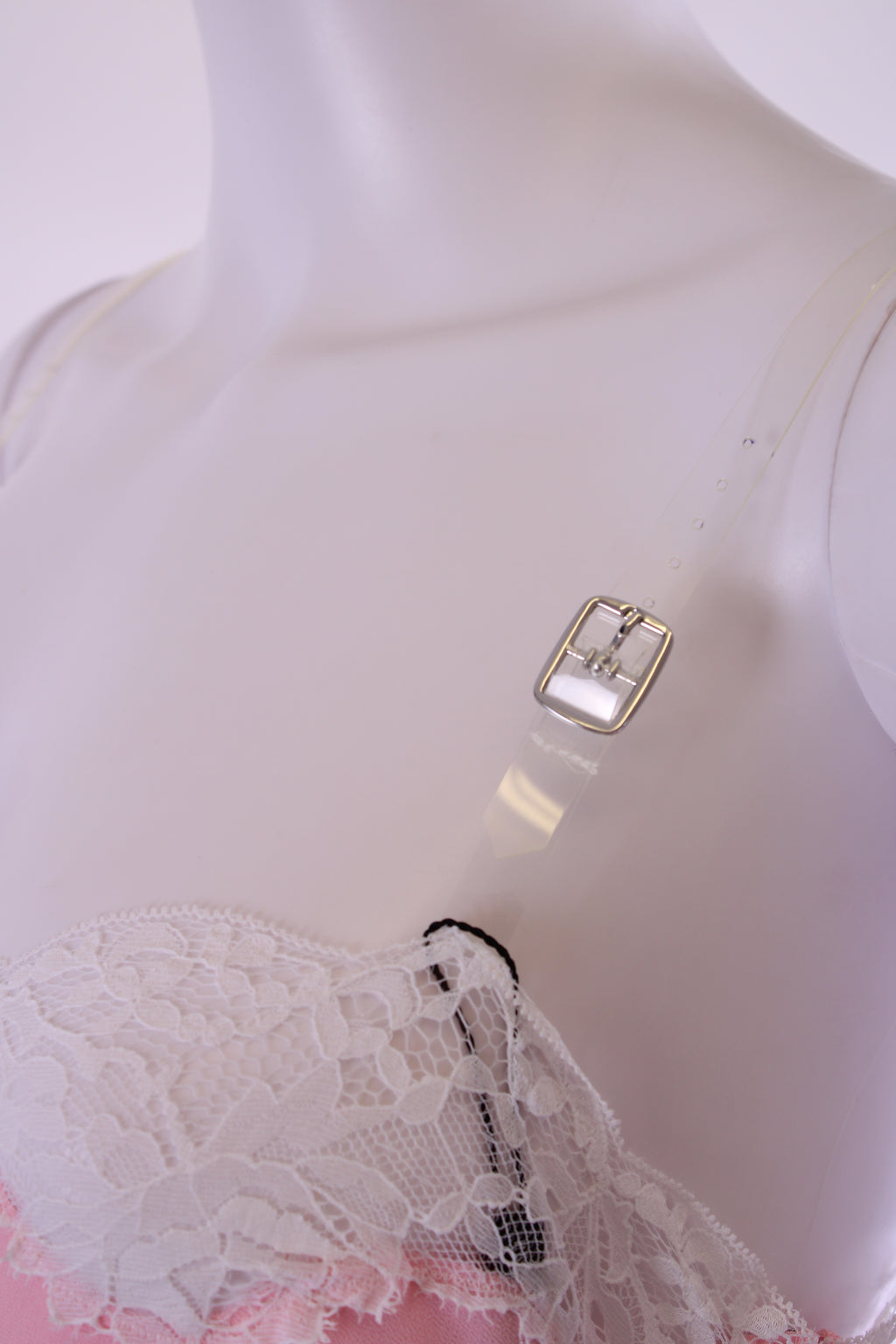 Christopher Kane Lace Trim Strap Detail Cami Dress Pink 8