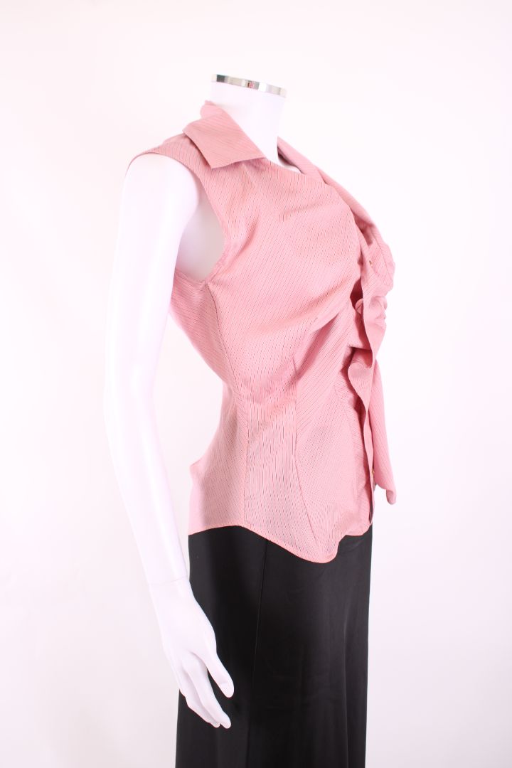 Vivienne Westwood S/S Stripe Blouse Pink/ Blue S