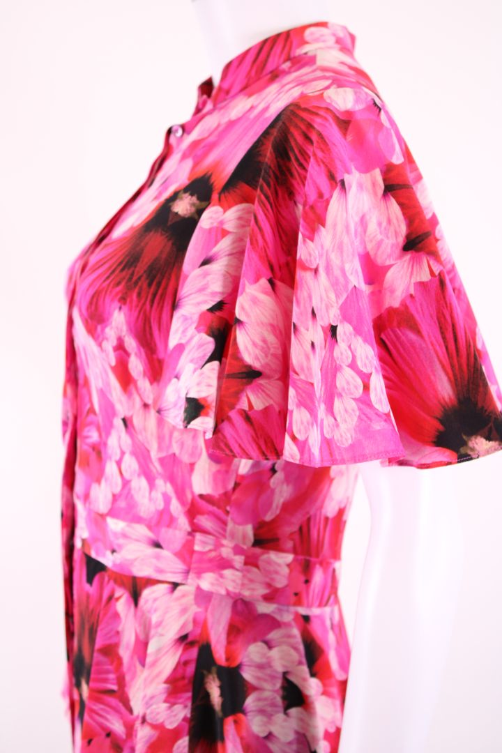 Alexander McQueen S/S Floral Blouse Pink S