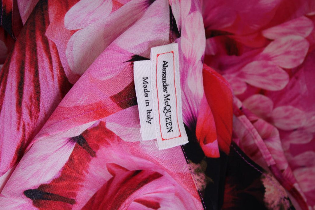Alexander McQueen S/S Floral Blouse Pink S