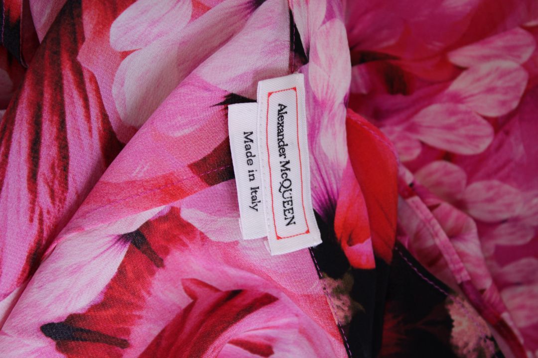 Alexander McQueen S/S Floral Blouse Pink S
