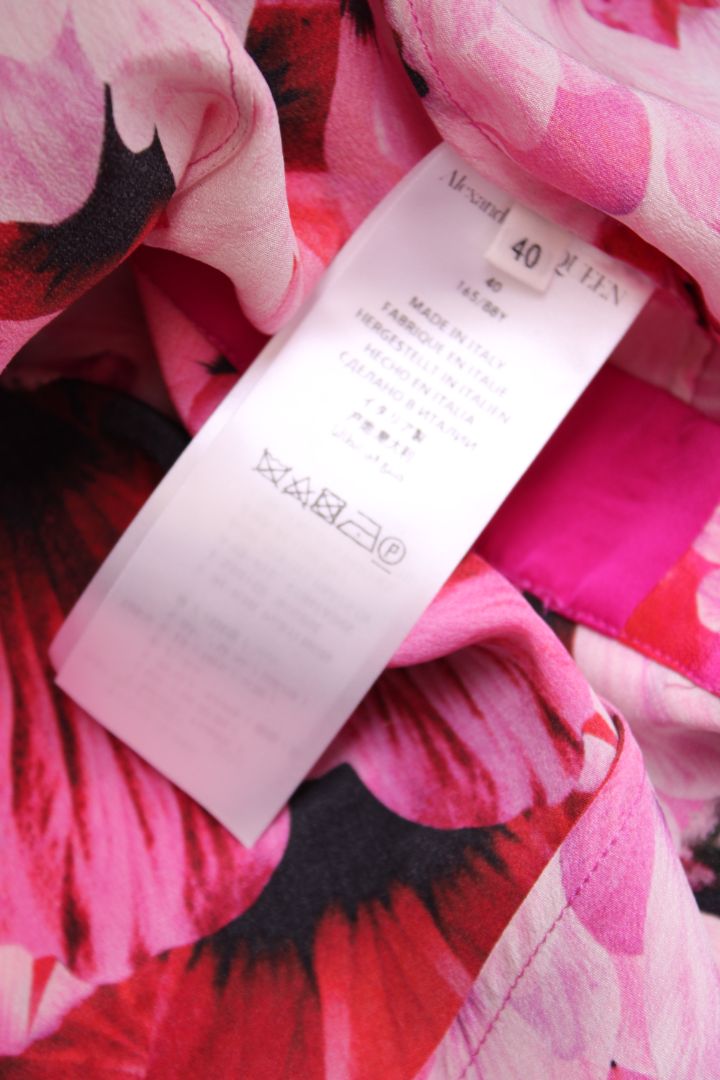 Alexander McQueen S/S Floral Blouse Pink S