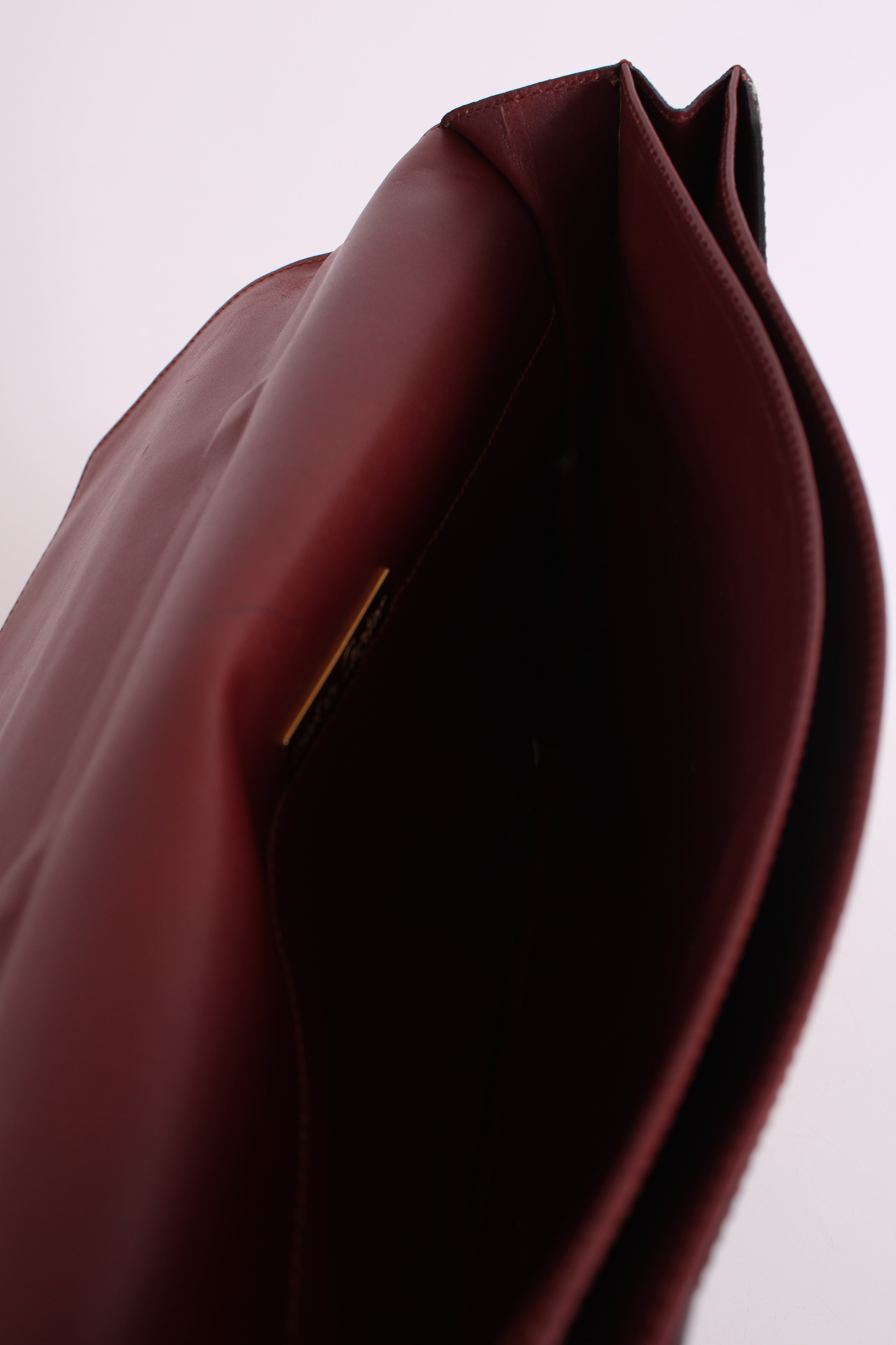 Cartier Must de Briefcase Burgundy
