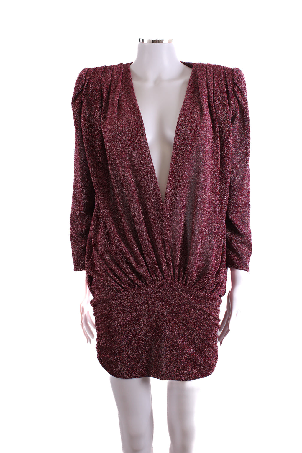 The Attico Dress lurex Pink S