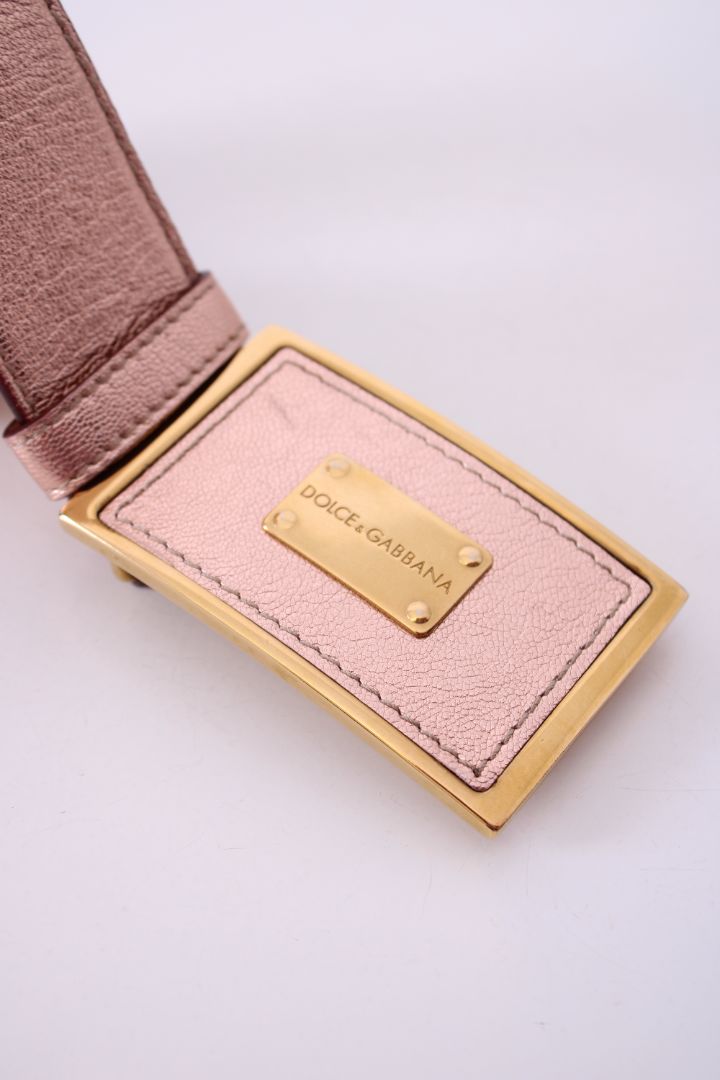 Dolce & Gabbana Belts Rose Gold 85cm