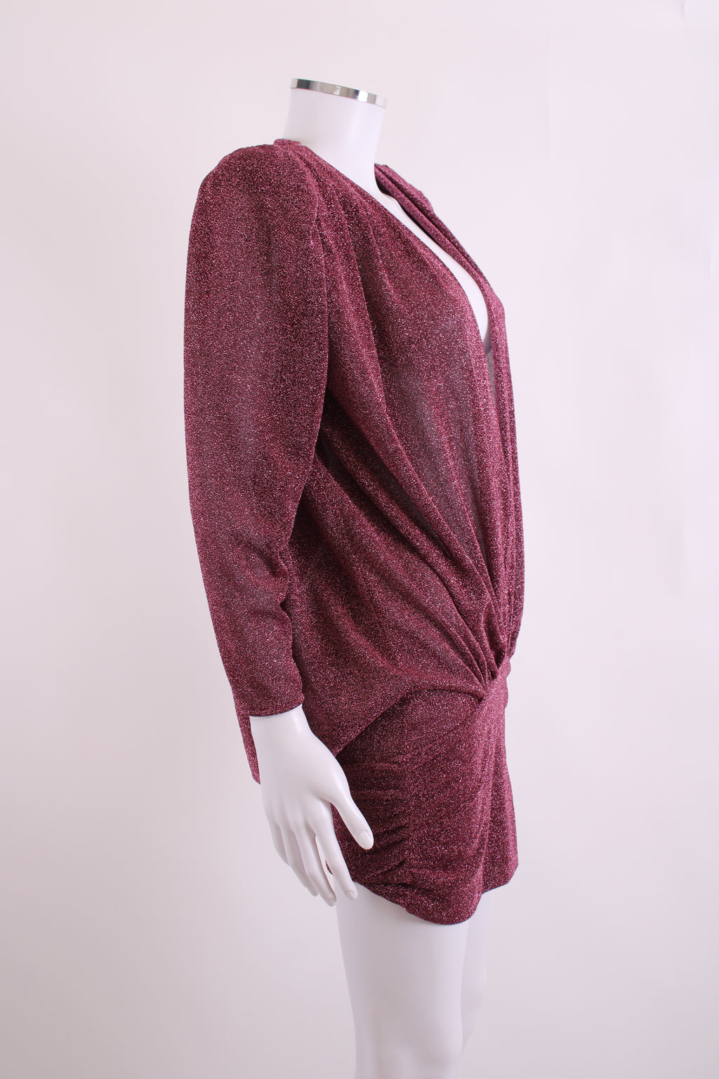 The Attico Dress lurex Pink S