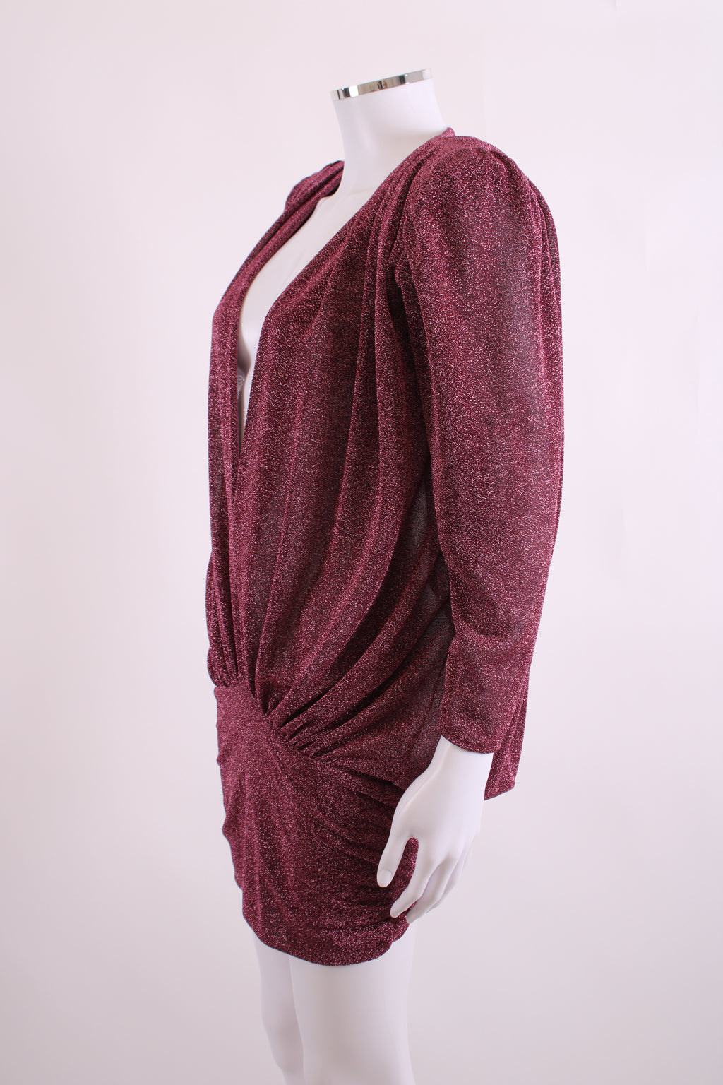 The Attico Dress lurex Pink S