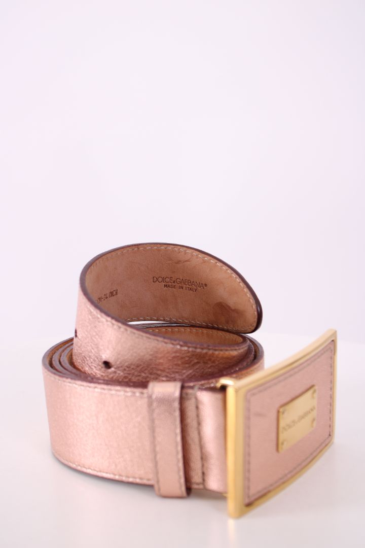 Dolce & Gabbana Belts Rose Gold 85cm
