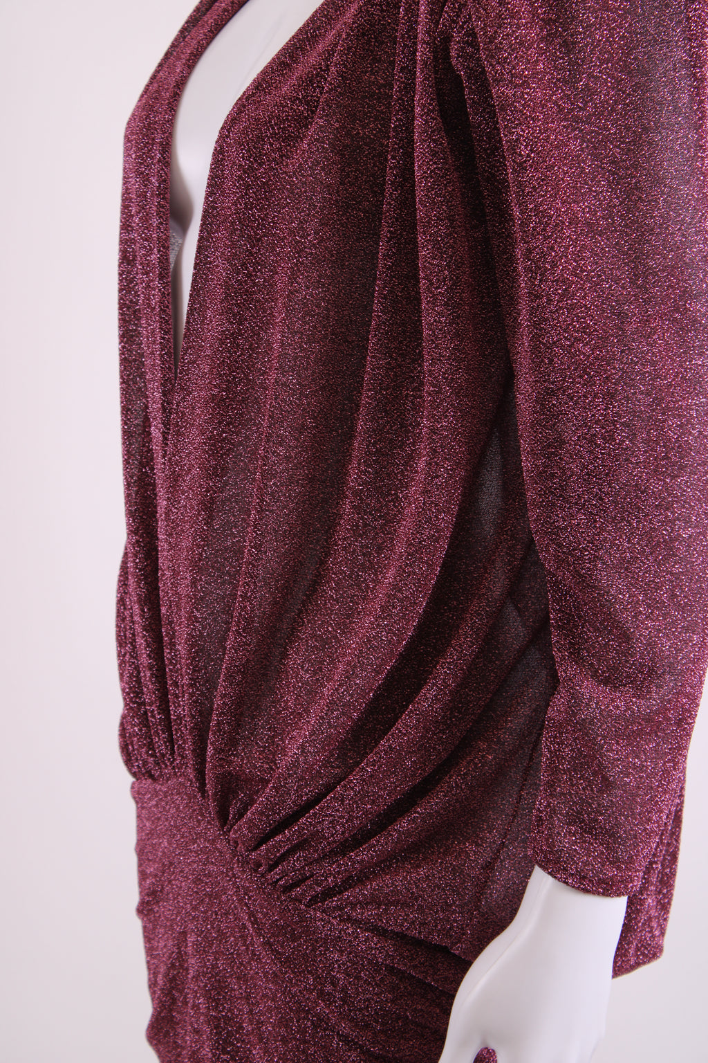 The Attico Dress lurex Pink S