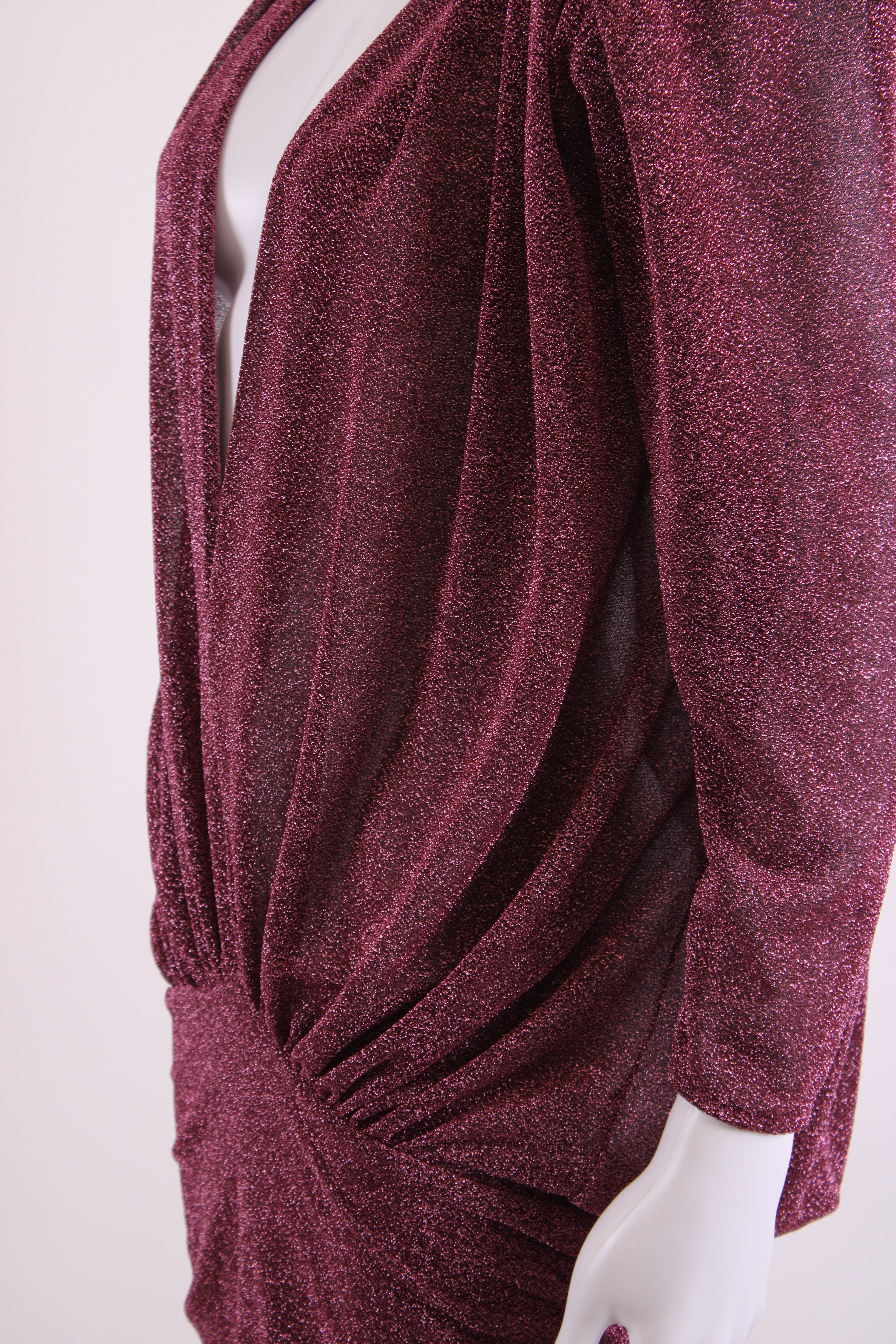 The Attico Dress lurex Pink S