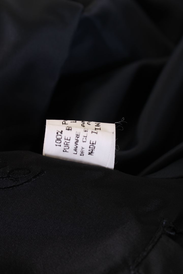 Harrods/Brioni coat leather Black 56