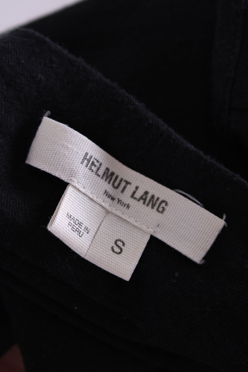 Helmut Lang Cowl Neck Jersey Dress Black M